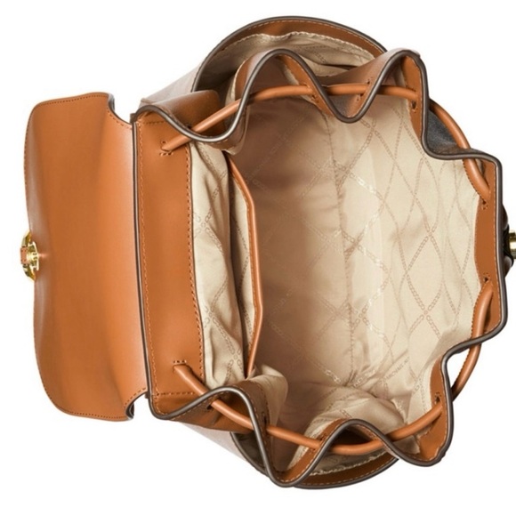 Michael Kors Tan and Brown Women's Backpack - Picture 3 of 6